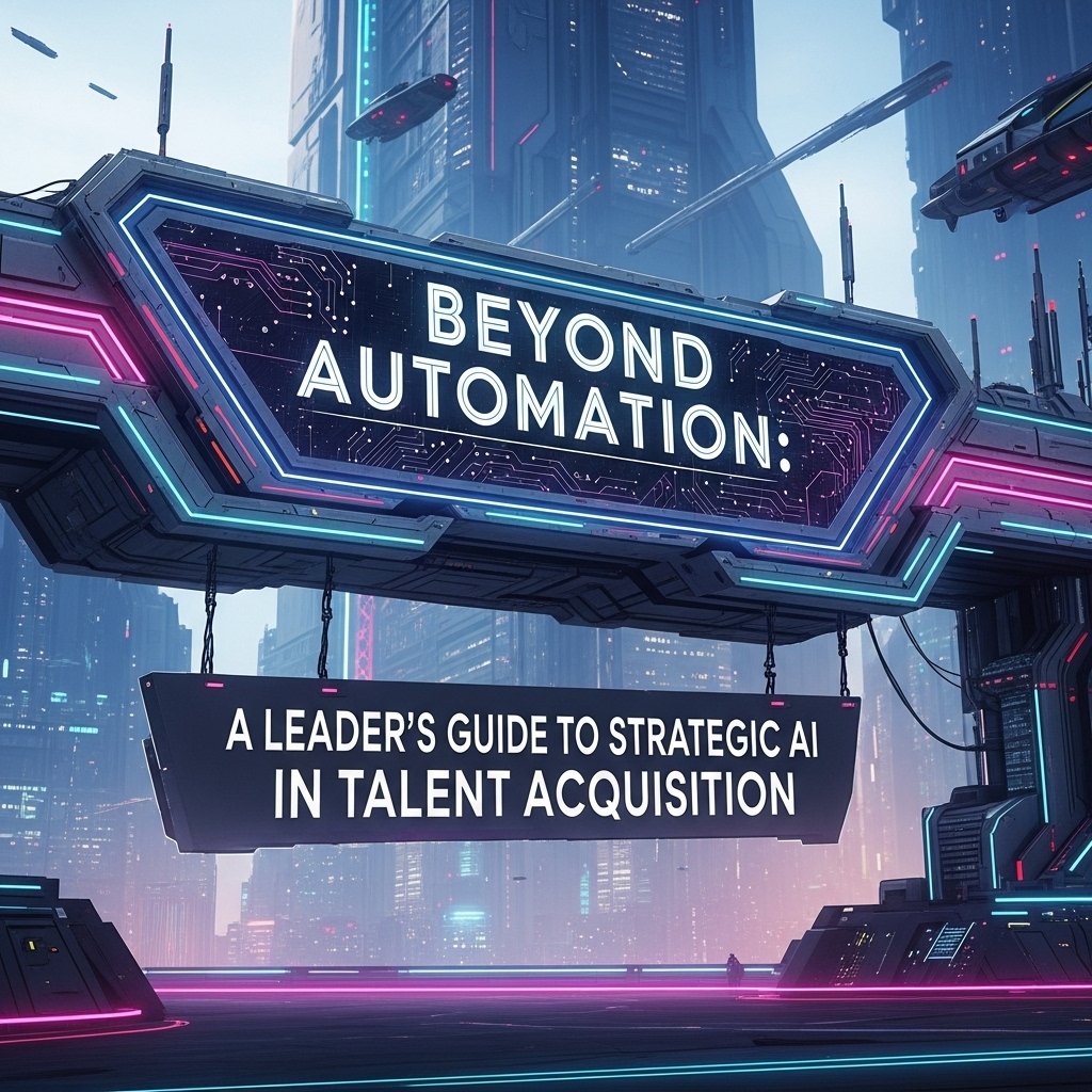 Cover image for the featured white paper on strategic AI in talent acquisition.